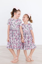 Mila & Rose ® Cheer Spring Summer Pocket Twirl Dress Mila Rose Girls - Everetts Place Boutique - 