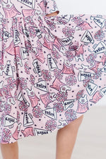 Mila & Rose ® Cheer Spring Summer Pocket Twirl Dress Mila Rose Girls - Everetts Place Boutique - 