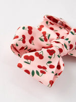 Rylee Faith Designs Cherry Bow Hairpin Elegant Hair Accessory for Stylish Hairstyles - Bows