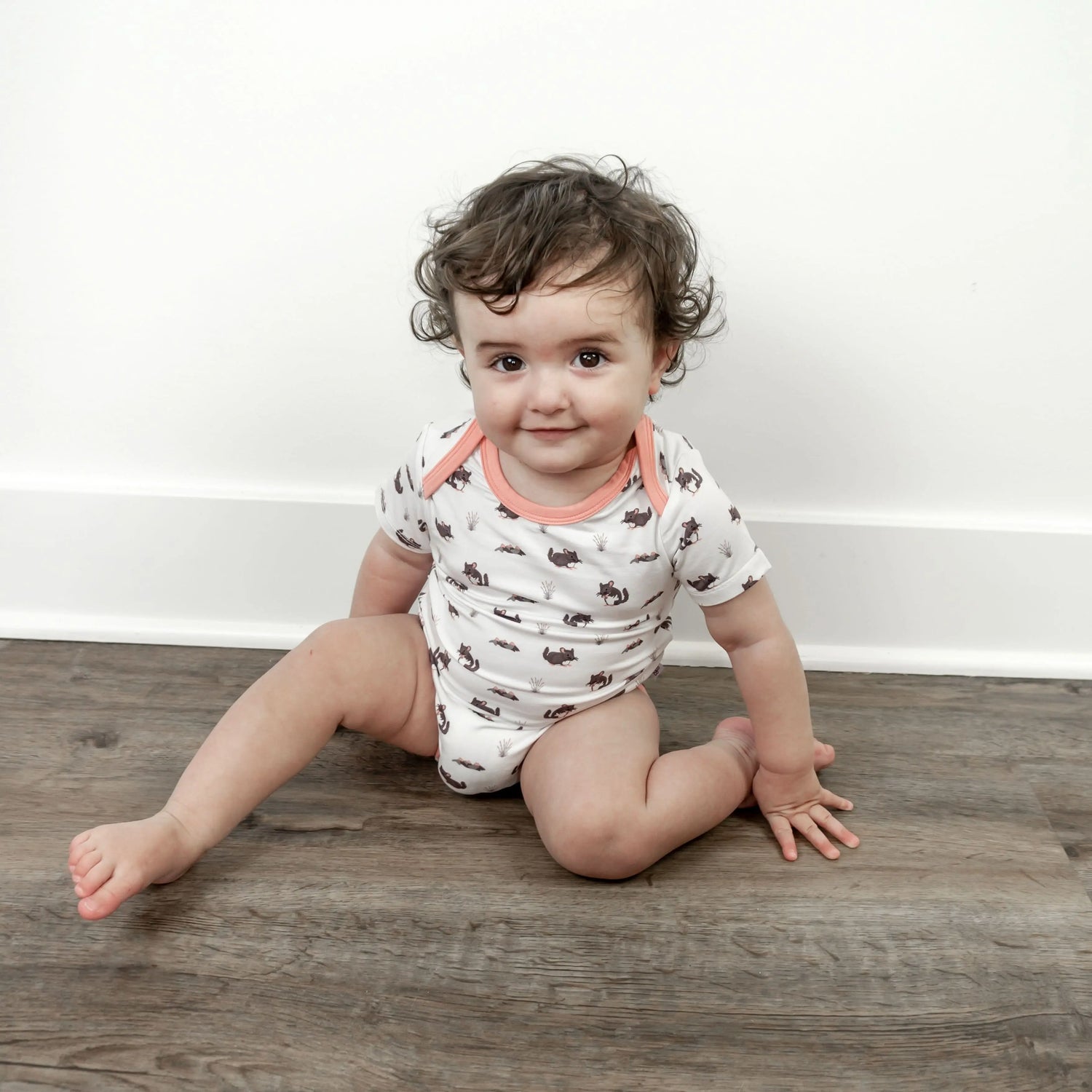 Bubble Baby Chinchilla | Short Sleeve Bodysuit - 