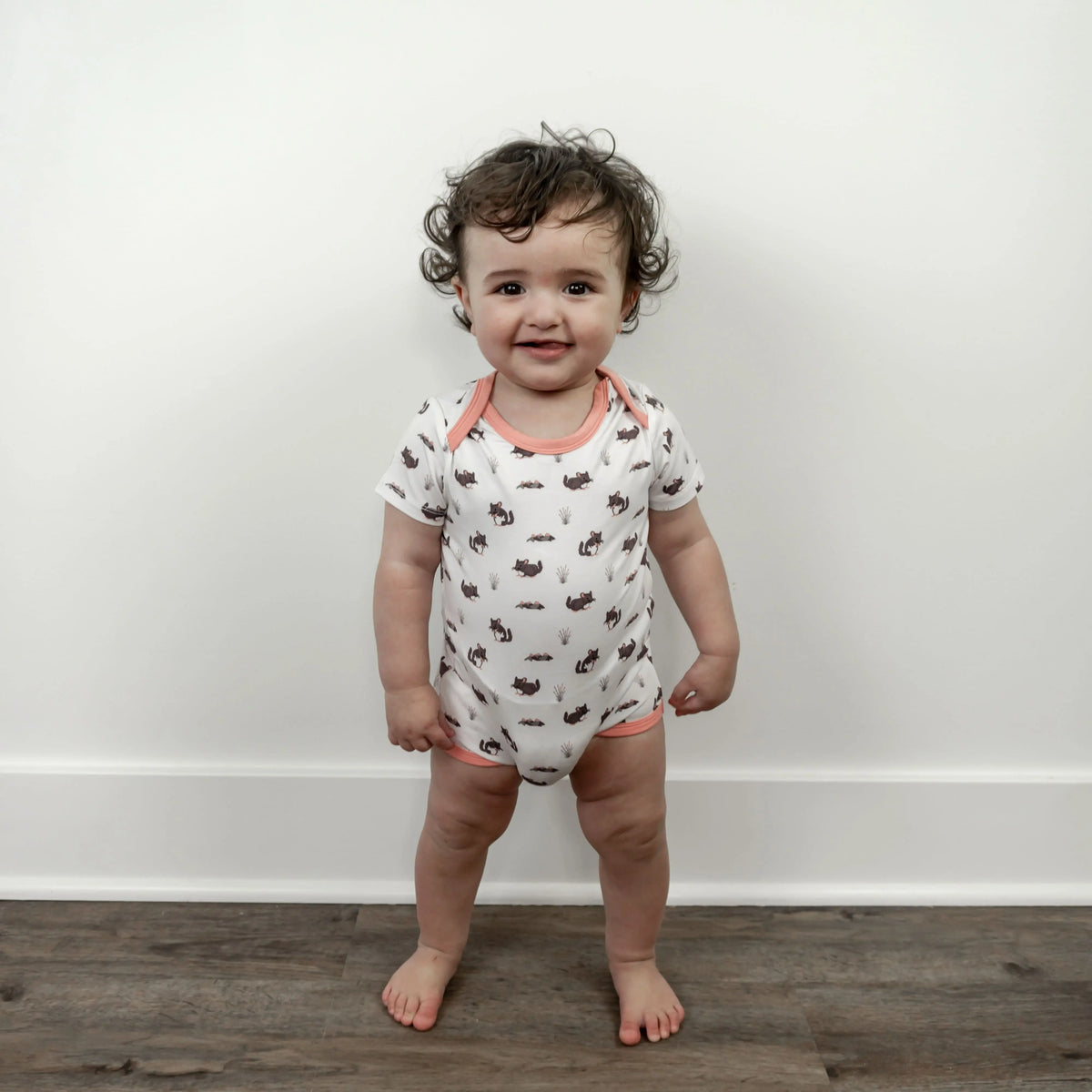 Bubble Baby Chinchilla | Short Sleeve Bodysuit - 