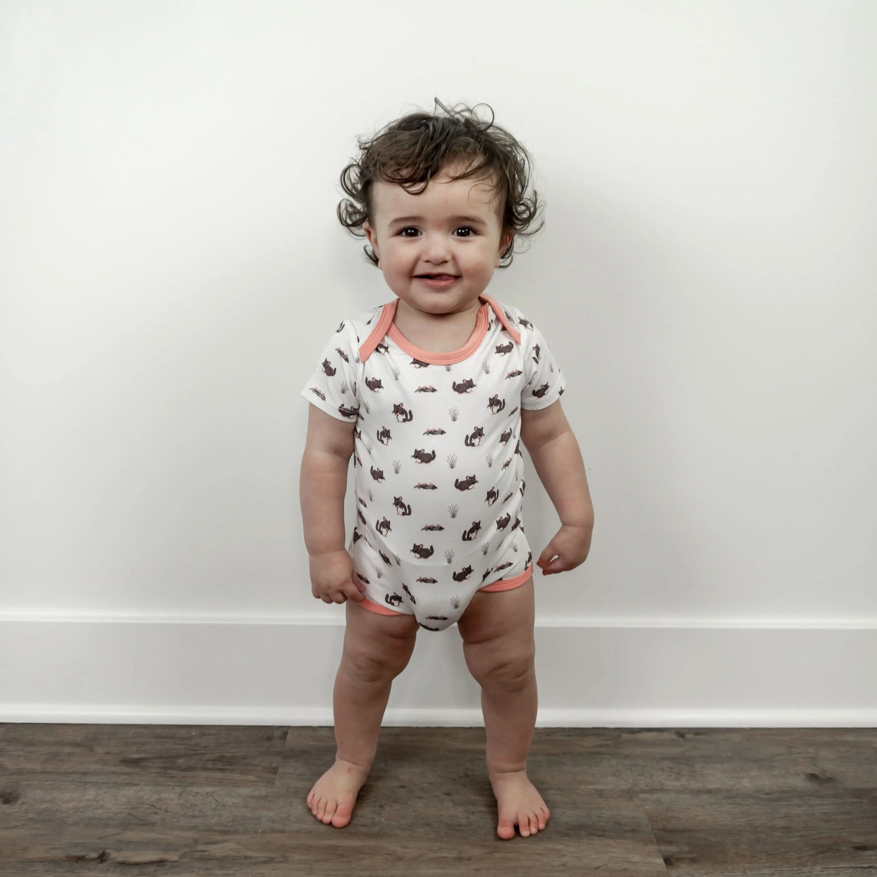 Bubble Baby Chinchilla | Short Sleeve Bodysuit - 