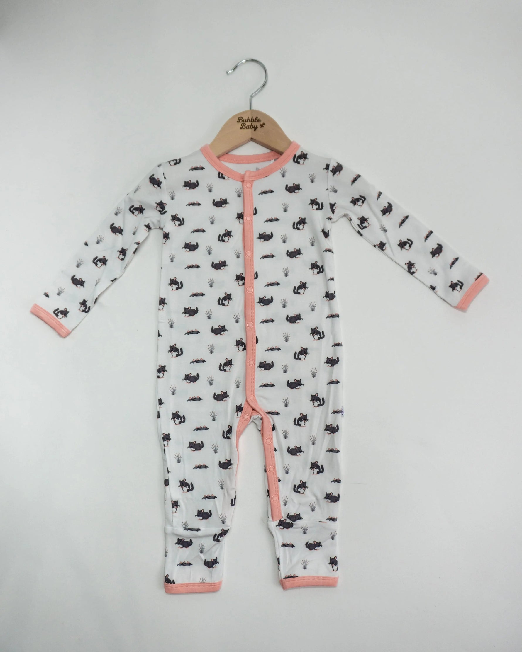 Bubble Baby Chinchilla | Snap Romper - 