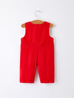 Rylee Faith Designs Christmas Baby Boys Romper Adorable Green Tree Embroidery - Everetts Place Boutique - 