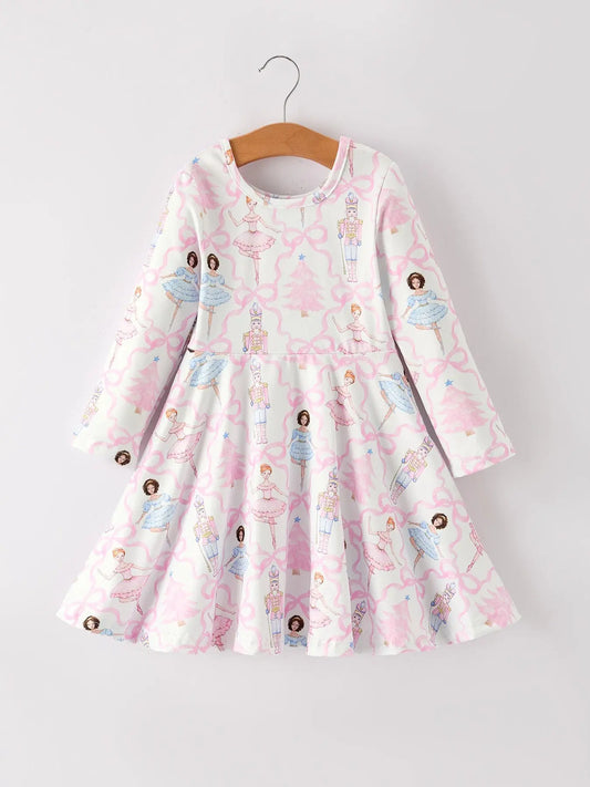 Christmas Ballerina And Nutcracker Girls Dress Rylee Faith Designs Everetts Place: Online Boutique