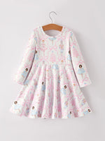 Rylee Faith Designs Christmas Ballerina And Nutcracker Girls Dress - Apparel & Accessories > Clothing > Baby & Toddler Clothing > Baby & Toddler Dresses Dress