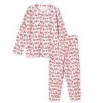 Tesa Babe Christmas Bamboo Kids Pajama Set Ho Ho Ho Eco Friendly - Everetts Place Boutique - 