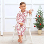 Tesa Babe Christmas Bamboo Kids Pajama Set Ho Ho Ho Eco Friendly - Everetts Place Boutique - 