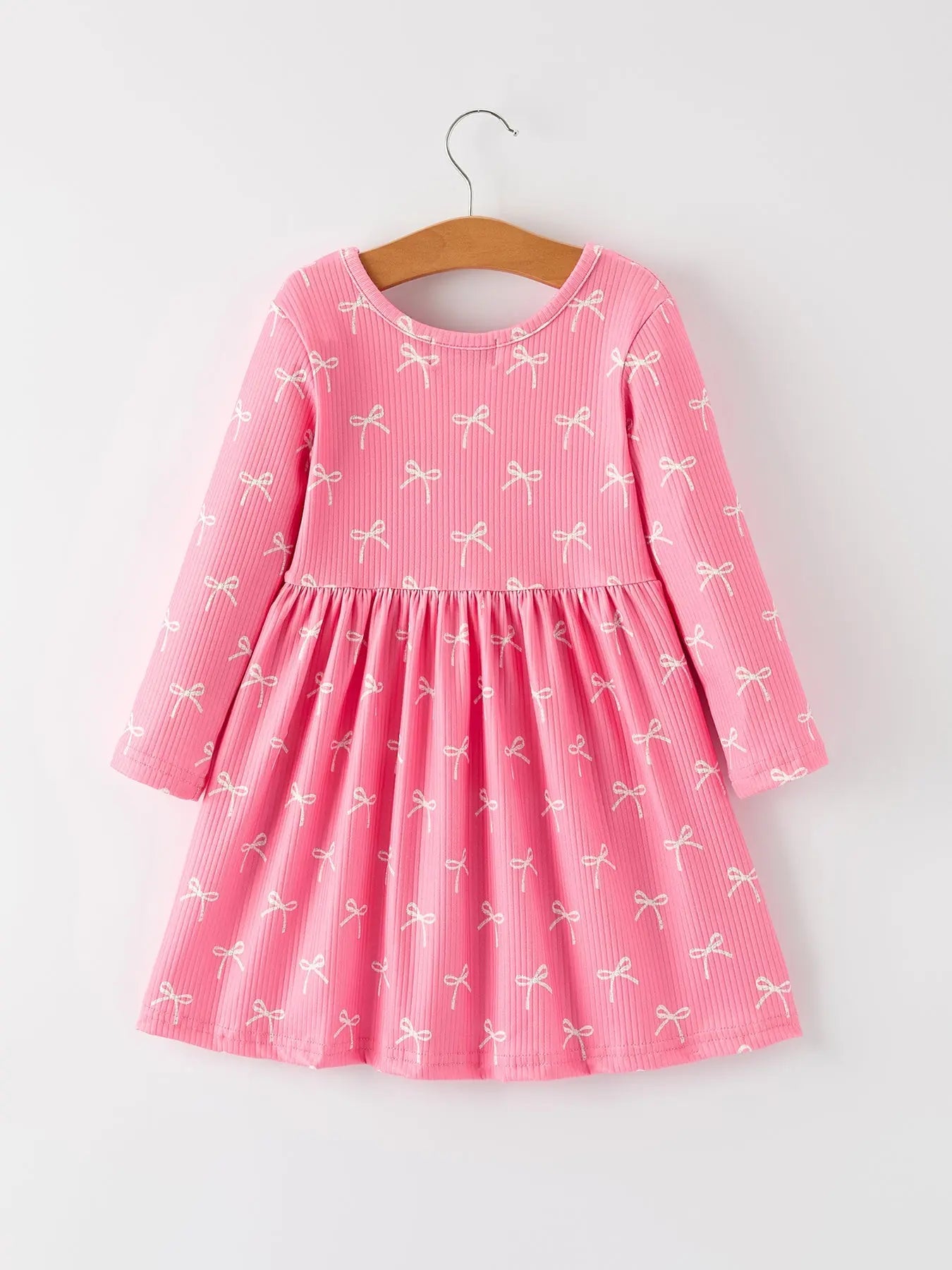 Rylee Faith Designs Christmas Bow Dress For Girls Festive Adorable Style - Apparel & Accessories > Clothing > Baby & Toddler Clothing > Baby & Toddler Dresses Dress
