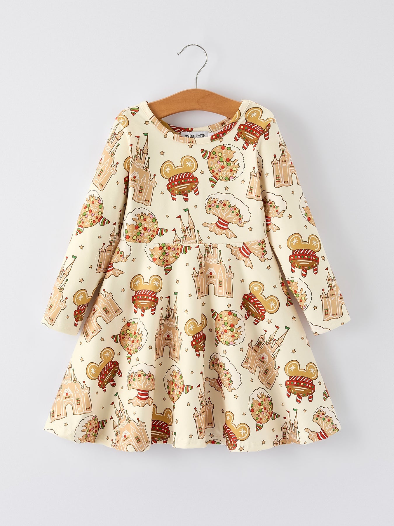Christmas Candy Gingerbread Girl Dress Joyful Holiday Theme Rylee Faith Designs Everetts Place: Online Boutique