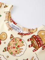 Christmas Candy Gingerbread Girl Dress Joyful Holiday Theme Rylee Faith Designs Everetts Place: Online Boutique