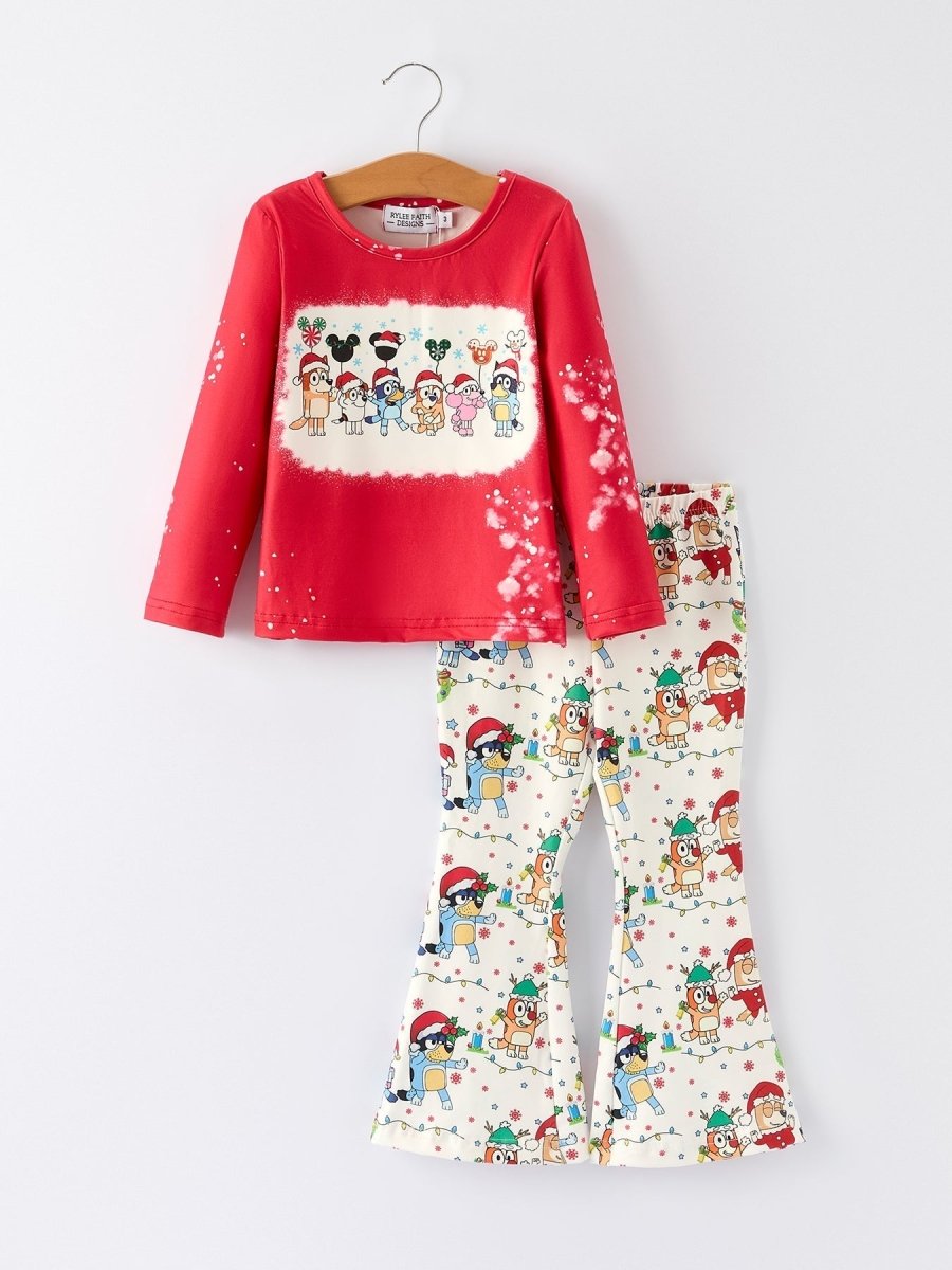 Rylee Faith Designs Christmas Character Bleach Girls Set Gift for Fans - Everetts Place Boutique - 
