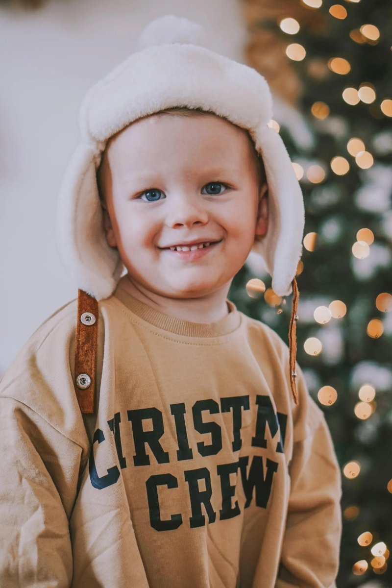 Little Joy Co. Christmas Crew Sweatshirt Romper - more colors - Everetts Place Boutique - 