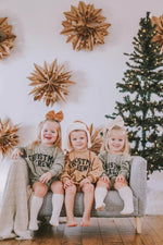 Christmas Crew Sweatshirt Romper - more colors Little Joy Co. Everetts Place Boutique