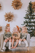 Little Joy Co. Christmas Crew Sweatshirt Romper - more colors - Everetts Place Boutique - 
