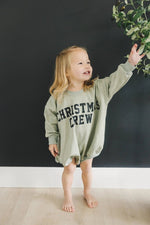 Little Joy Co. Christmas Crew Sweatshirt Romper - more colors - Everetts Place Boutique - 