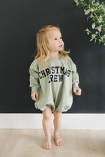 Little Joy Co. Christmas Crew Sweatshirt Romper - more colors - Everetts Place Boutique - 