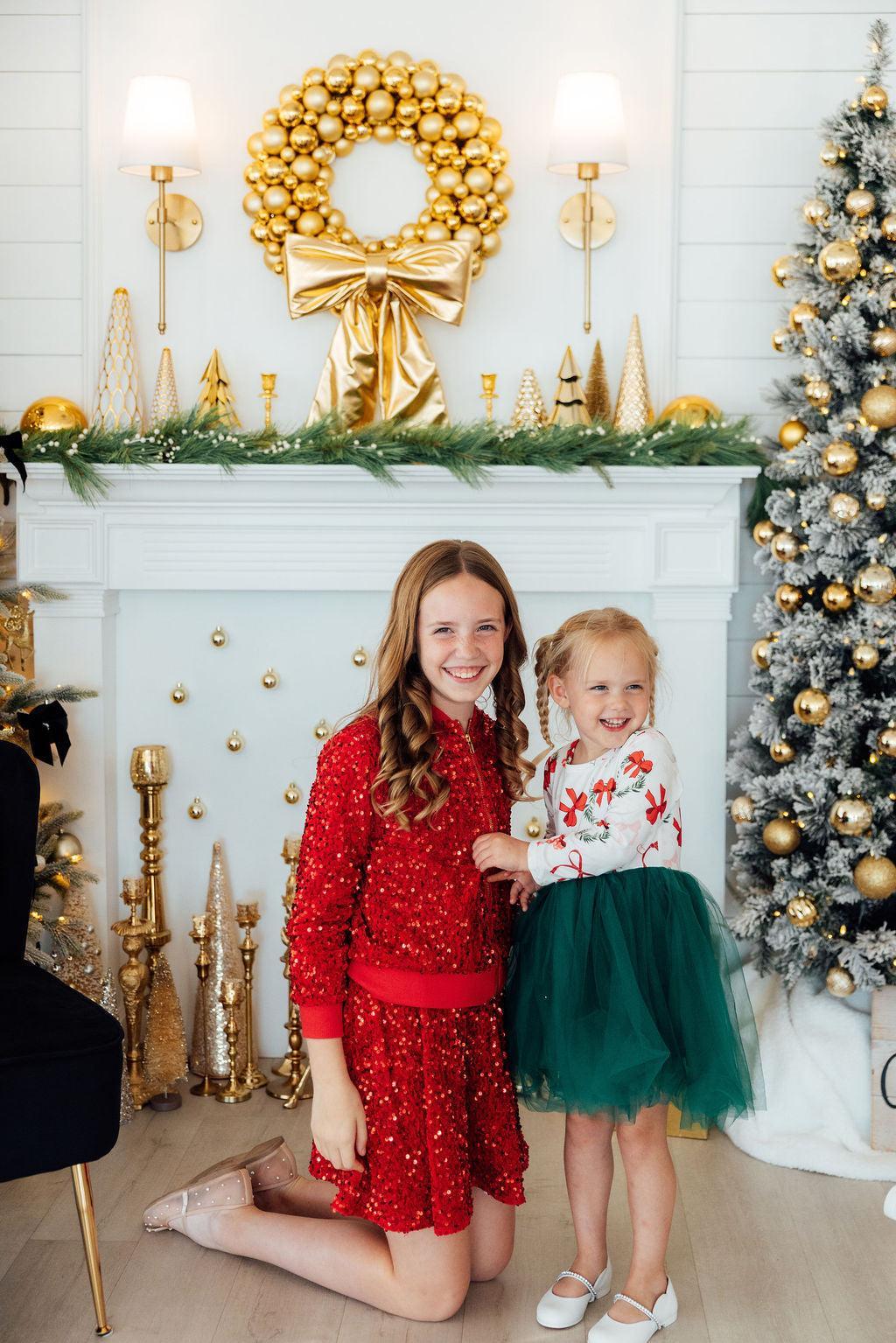 Christmas Cutie L/S Tutu Dress by Mila & Rose ®
