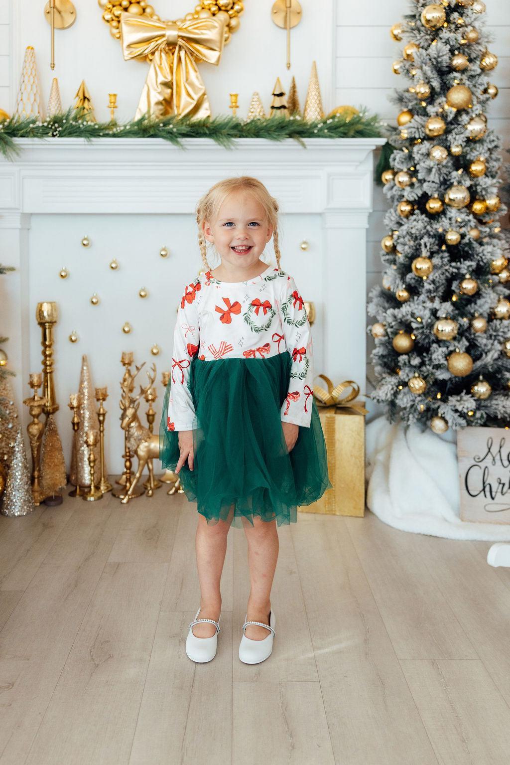 Christmas Cutie L/S Tutu Dress by Mila & Rose ®