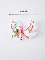 Rylee Faith Designs Christmas Gingerbread Hair Bows Two Pack Sweet Holiday Style - Everetts Place Boutique - 