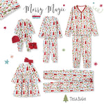 Christmas Merry Women's Bamboo Pajama Set - Family Matching Tesa Babe 
