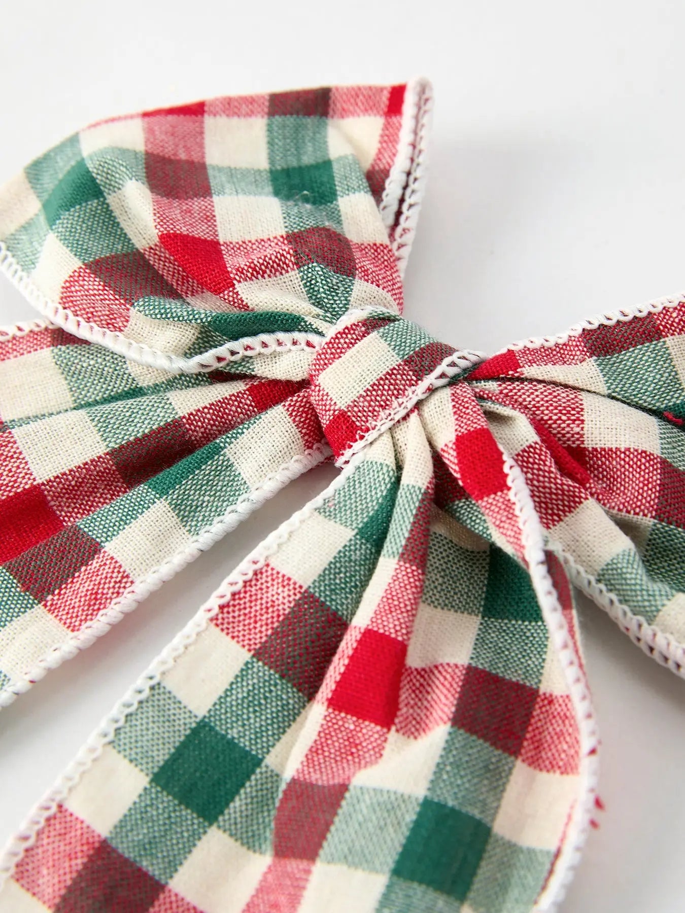 Christmas Red Green And White Plaid Bow 5 Inch Hairpin Rylee Faith Designs Everetts Place: Online Boutique