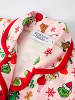 Christmas Tree Character Baby Girls Ruffle Girls Pajamas Set Rylee Faith Designs Everetts Place Boutique