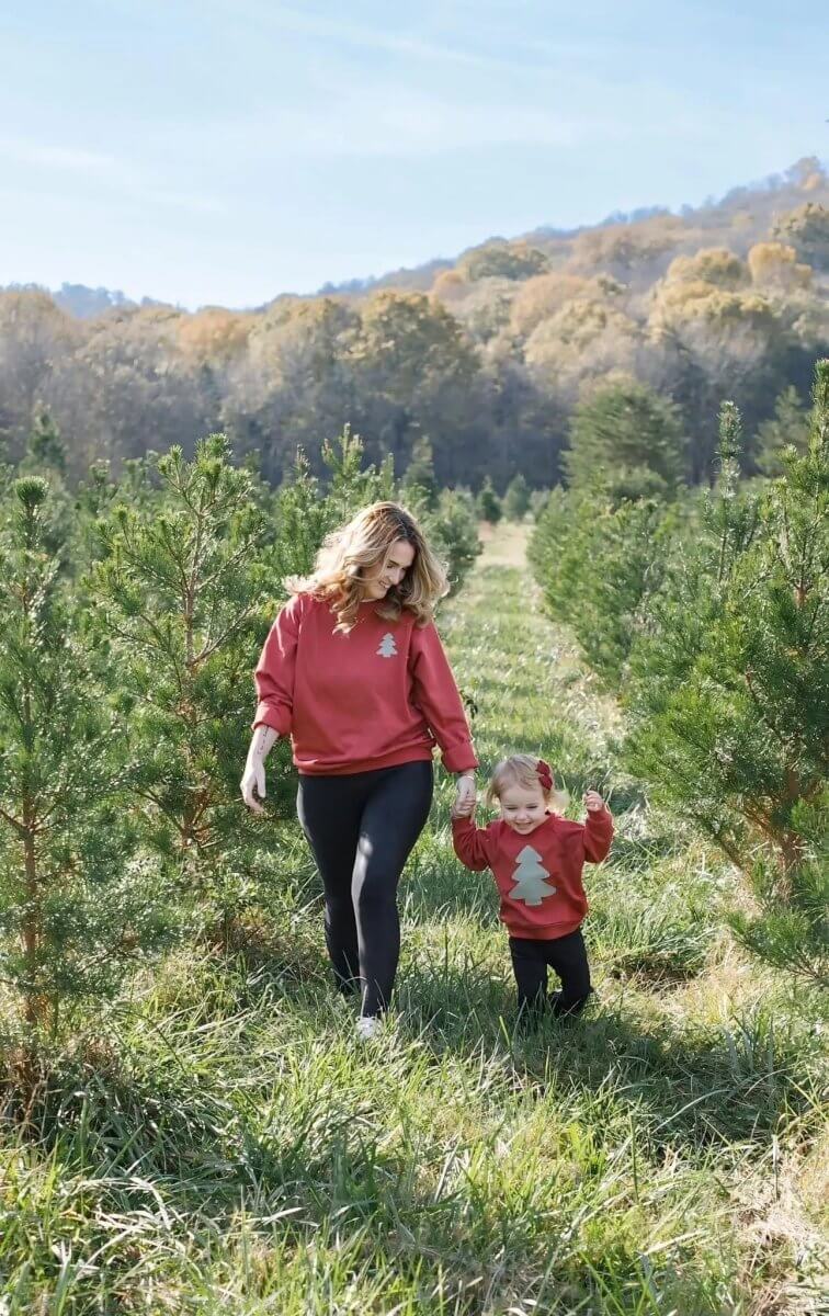 Little Joy Co. Christmas Tree Patch Sweatshirt - Everetts Place Boutique - 
