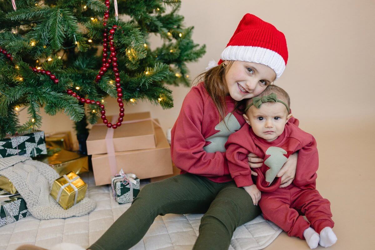 Little Joy Co. Christmas Tree Patch Sweatshirt - Everetts Place Boutique - 