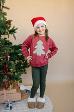 Little Joy Co. Christmas Tree Patch Sweatshirt - Everetts Place Boutique - 