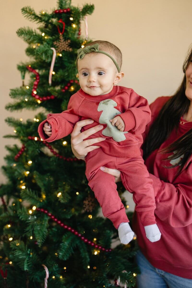 Little Joy Co. Christmas Tree Patch Sweatshirt - Everetts Place Boutique - 