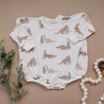 Little Joy Co. Christmas Tree - Rex Bamboo Bubble Romper - Everetts Place Boutique - 