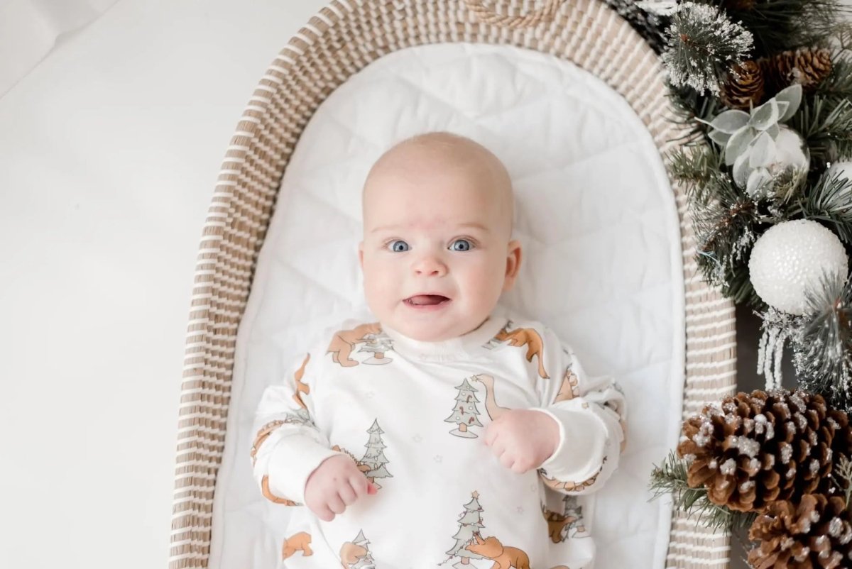 Little Joy Co. Christmas Tree - Rex Bamboo Bubble Romper - Everetts Place Boutique - 