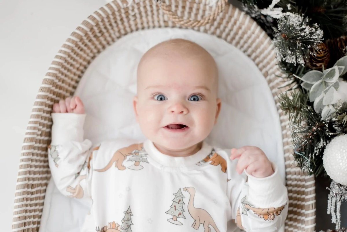Little Joy Co. Christmas Tree - Rex Bamboo Bubble Romper - Everetts Place Boutique - 
