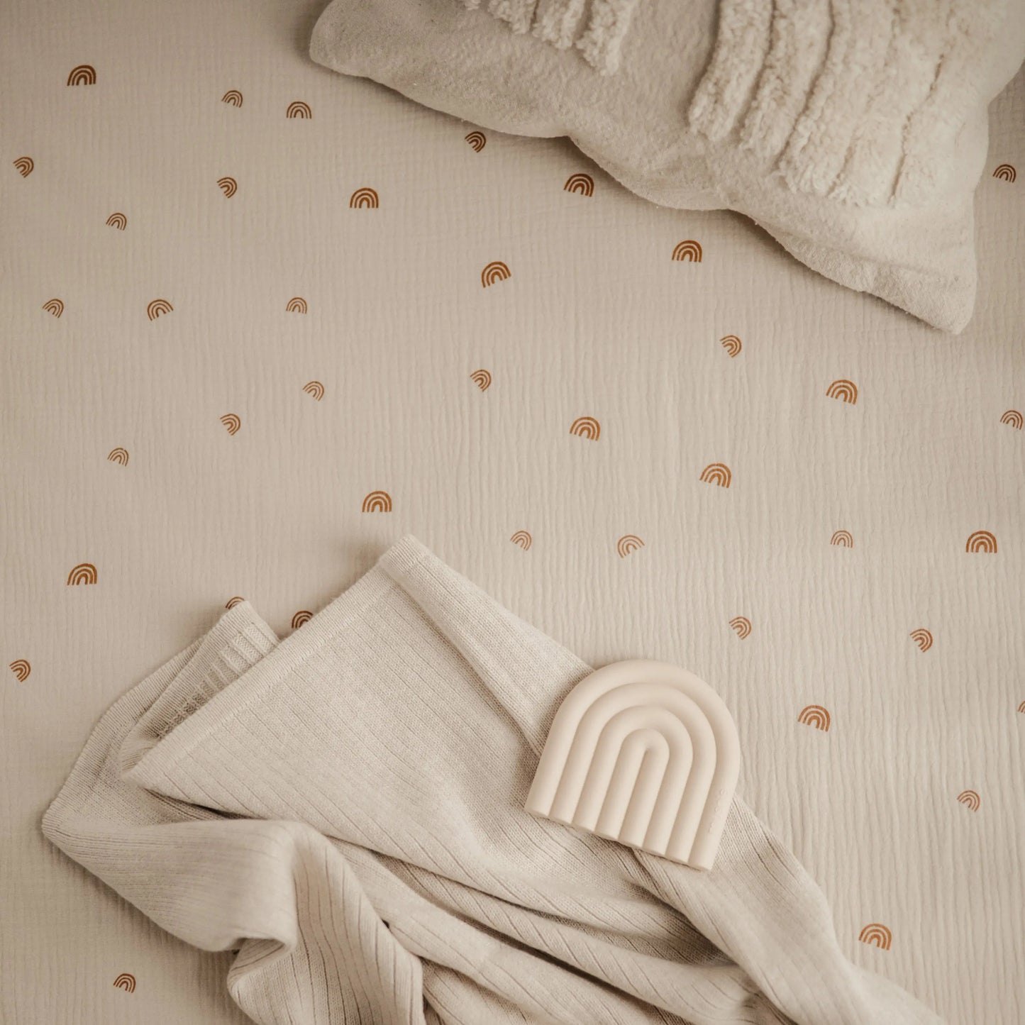 Extra Soft Bassinet Muslin Crib Sheet for Baby - 100 Percent Cotton Breathable Fabric Mushie