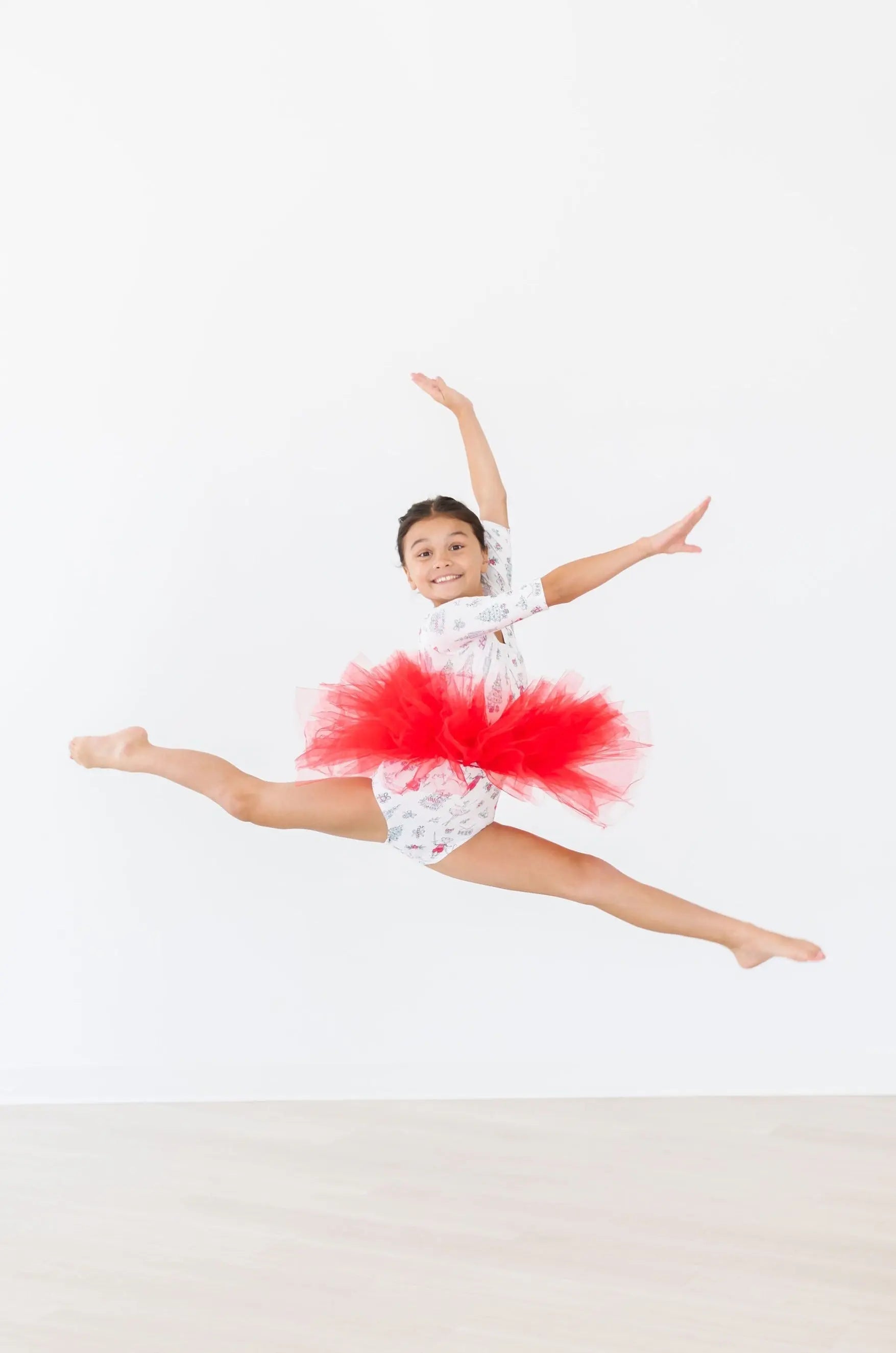 Clara Christmas Tutu Leotard Three Quarter Fluffy Dancewear Mila & Rose ® Everetts Place: Online Boutique
