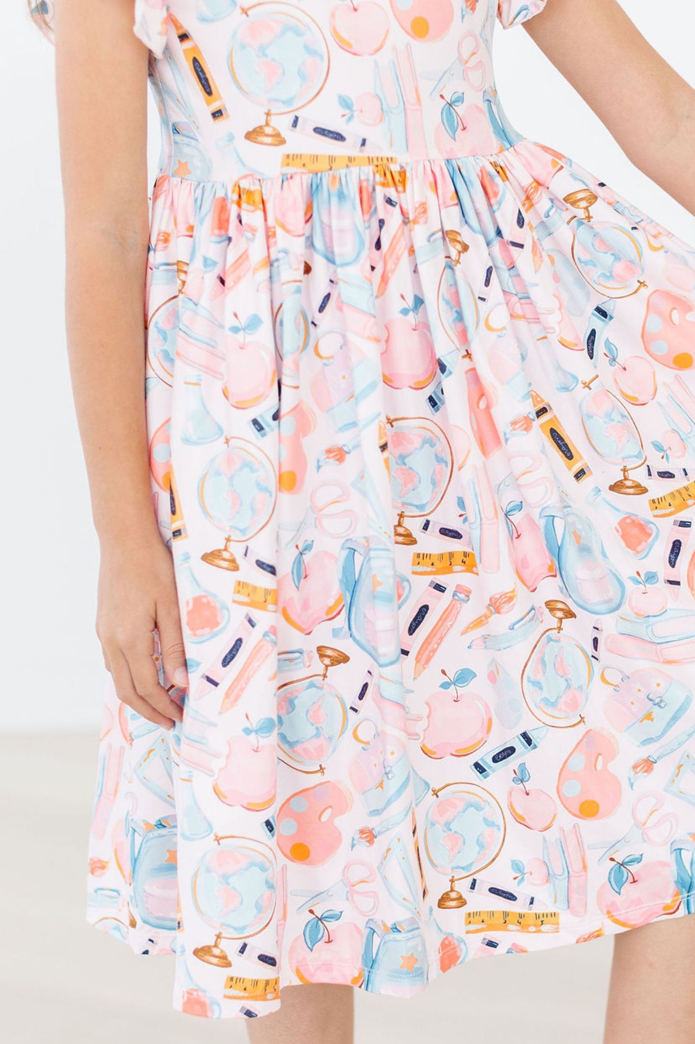 Class Act Flutter Sleeve Twirl Dress by Mila & Rose ® at Everetts Place