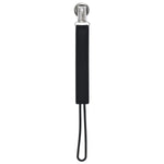Three Little Tots Classic Black All Silicone One Piece Pacifier Clip - 