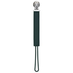 Three Little Tots Classic Hunter Green All Silicone One Piece Pacifier Clip - 