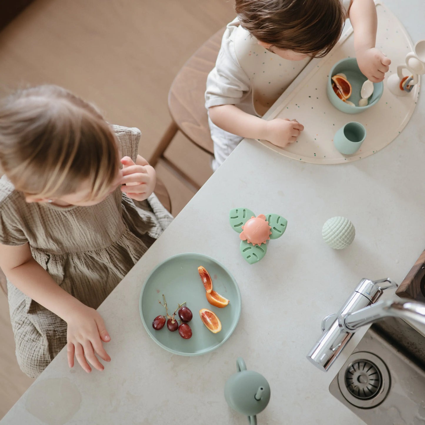 Classic Silicone Suction Plate for Kids Safe Non Slip Feeding Solution Mushie Everetts Place: Online Boutique