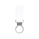 Three Little Tots Classic White All Silicone One Piece Pacifier Clip - 