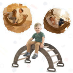 Goodevas Climbing Arch And Rocker Balance Montessori Climbers For Kids - Baby & Toddler > Baby Toys & Activity Equipment > Baby Activity Toys Single Ladders