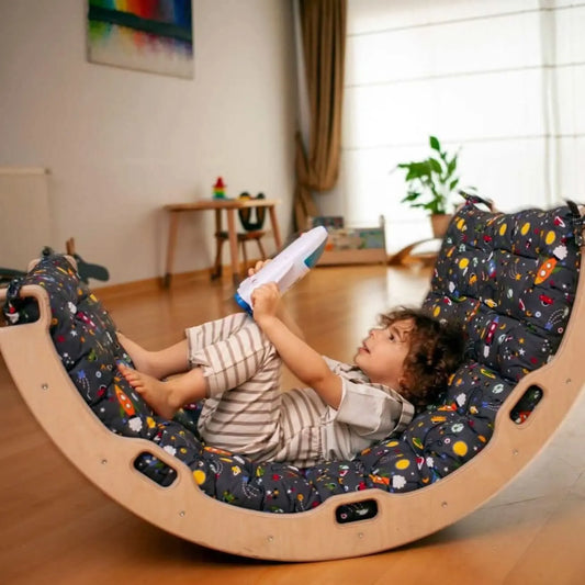 Climbing Arch Rocker With Space Cushion For Safe Play Kidodido Everetts Place: Online Boutique