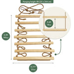 Goodevas Climbing Rope Ladder for Kids Aged 3 to 9 Years Old - Baby & Toddler > Baby Toys & Activity Equipment > Baby Jumpers & Swings > Baby Swings Single Swing