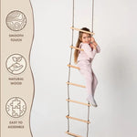 Goodevas Climbing Rope Ladder for Kids Aged 3 to 9 Years Old - Baby & Toddler > Baby Toys & Activity Equipment > Baby Jumpers & Swings > Baby Swings Single Swing