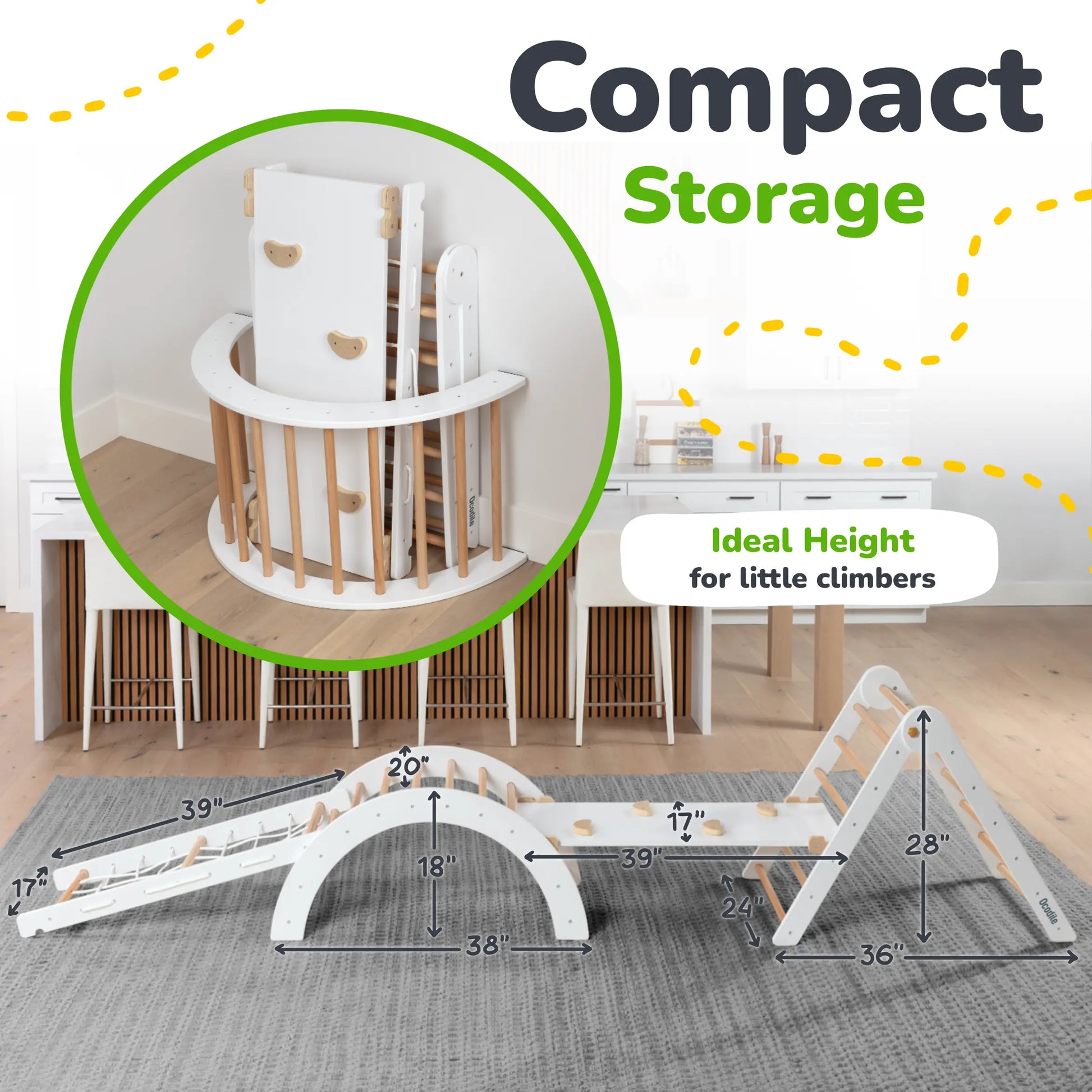 Climbing Set: 4-Parts Ocodile.com