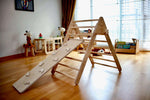 Kidodido Climbing Triangle With Ramp Foldable Montessori Set - Baby & Toddler > Baby Toys & Activity Equipment > Baby Activity Toys Climbing Triangles