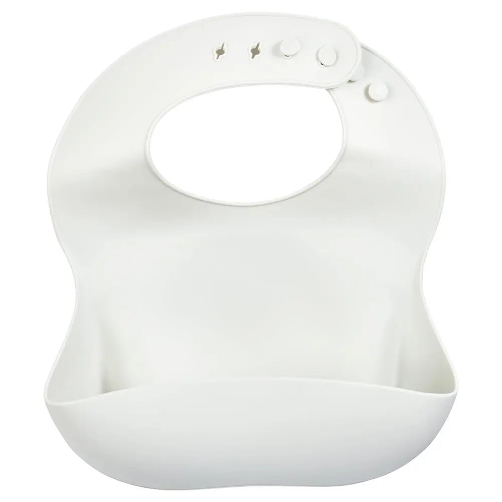 Three Little Tots Cloud Silicone Bib with Crumb Catcher - 