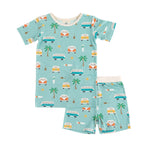 Dreamlet Coastal Cruising Short PJ Set For Little Adventurers - Apparel & Accessories > Clothing > Baby & Toddler Clothing > Baby & Toddler Sleepwear Two Piece PJs