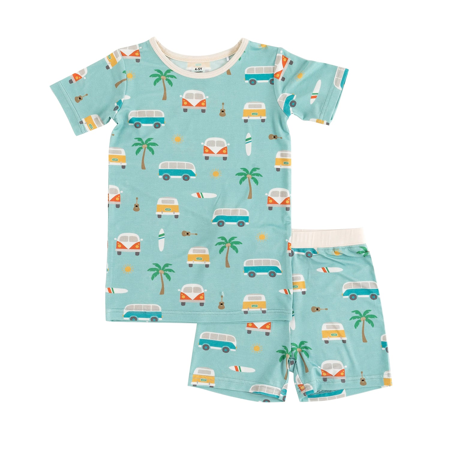 Dreamlet Coastal Cruising Short PJ Set For Little Adventurers - Apparel & Accessories > Clothing > Baby & Toddler Clothing > Baby & Toddler Sleepwear Two Piece PJs